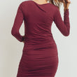 Load image into Gallery viewer, Rayon Modal Front Tie Maternity Nursing Dress