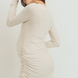 Load image into Gallery viewer, Cashmere-Like Hacci Maternity Long Sleeve Tunic
