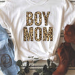 Load image into Gallery viewer, BOY MOM LEOPARD GRAPHIC TEE