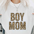 Load image into Gallery viewer, BOY MOM LEOPARD GRAPHIC TEE