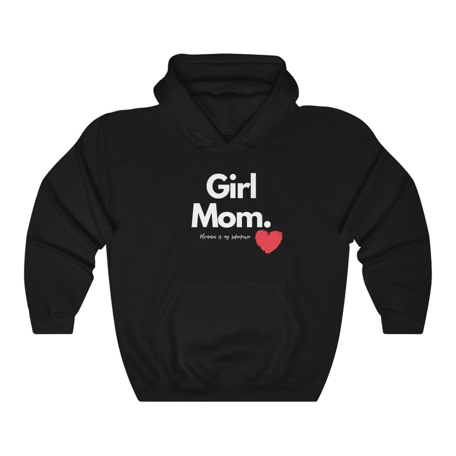 Girl Mom Heart™ Hooded Sweatshirt