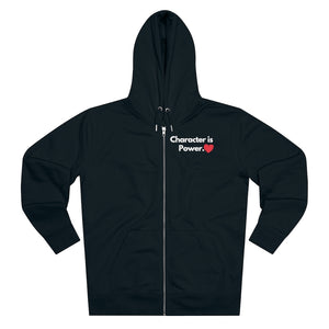 Character is Power Zip Hoodie