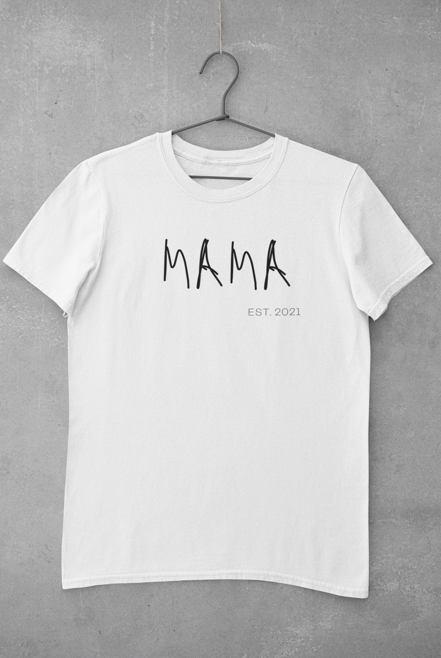 Mama Est 2021 Tee (white)